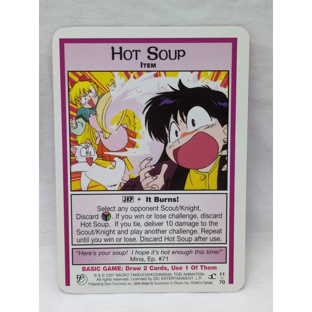 Hot Soup Sailor Moon CCG Past And Future Card #11